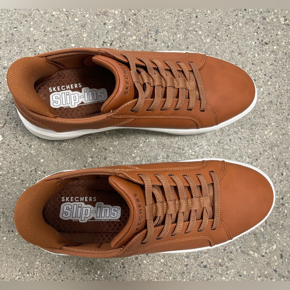 GUC Skechers Men's Slip-ins Court Break size 9.5 - Picture 2 of 14